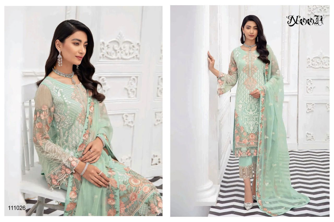 Noor Ramsha 6 Fancy Festive Wear Georgette Pakistani Salwar Kameez Collection